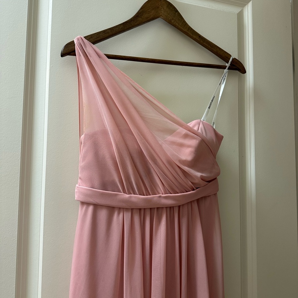 One shoulder bridesmaid dress
